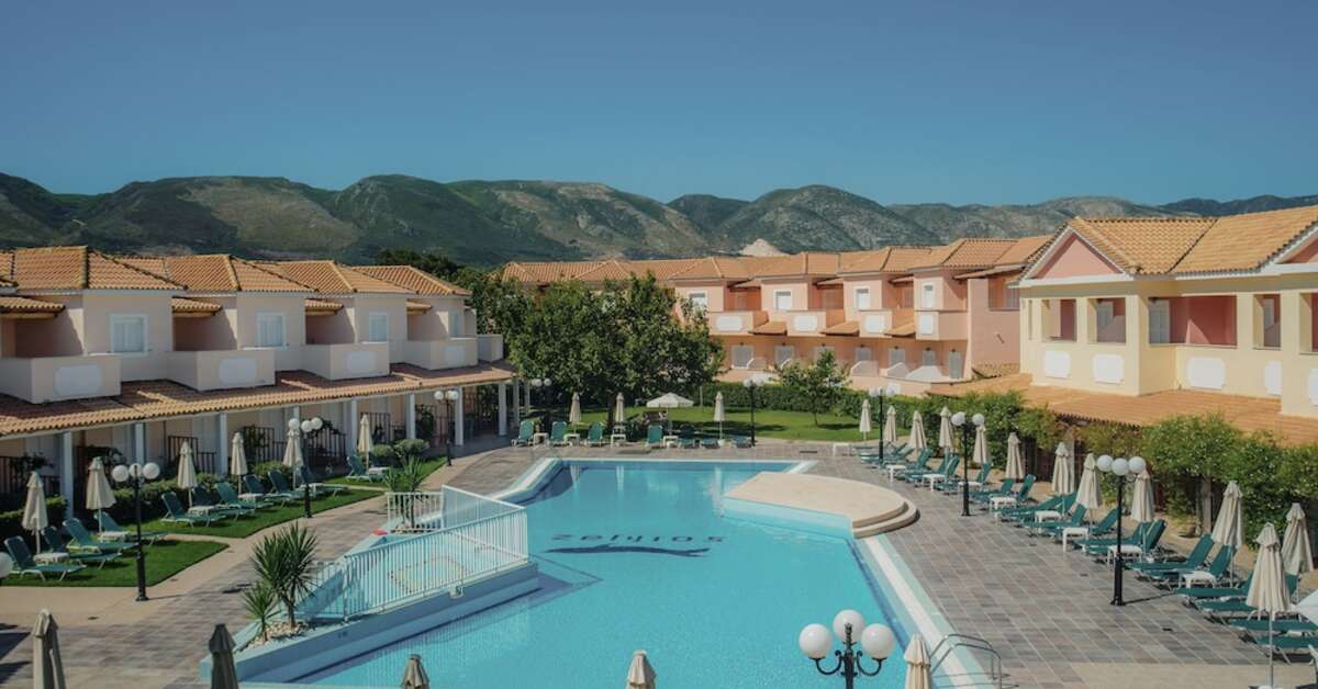 Een foto van het zwembad bij Eco Resort Zefyros