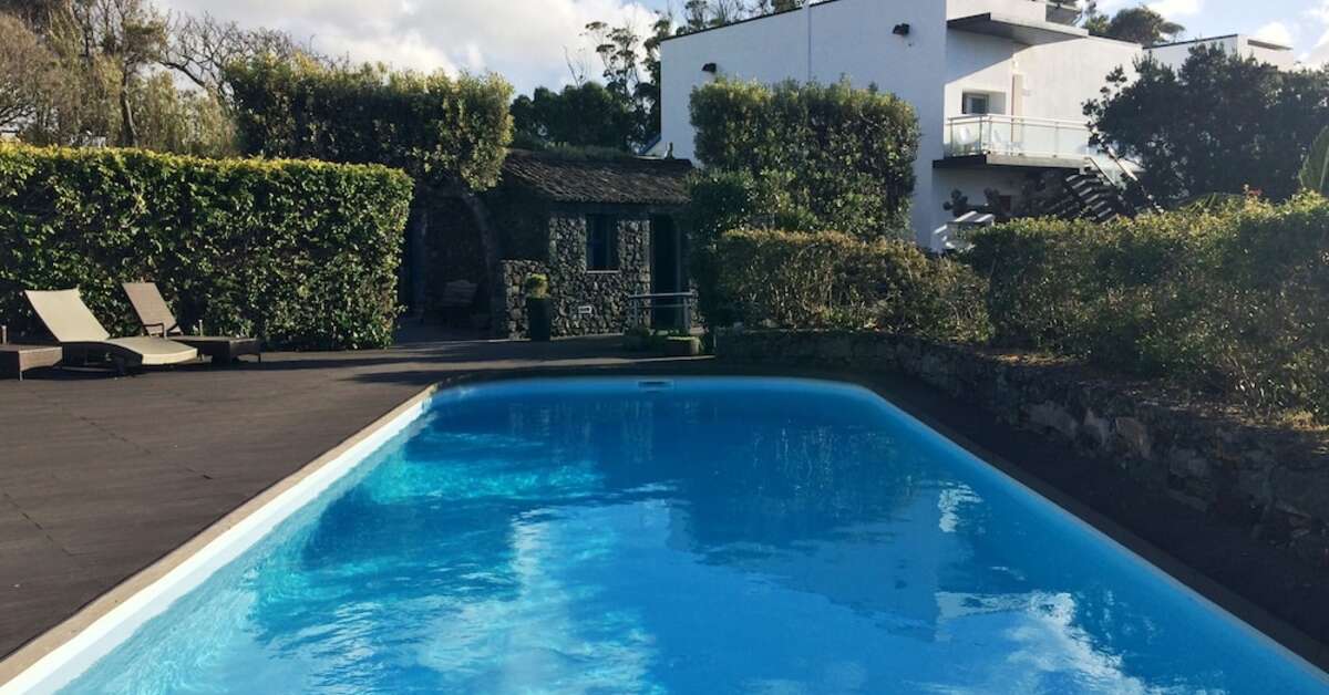 Een foto van het zwembad bij Quinta De Santana