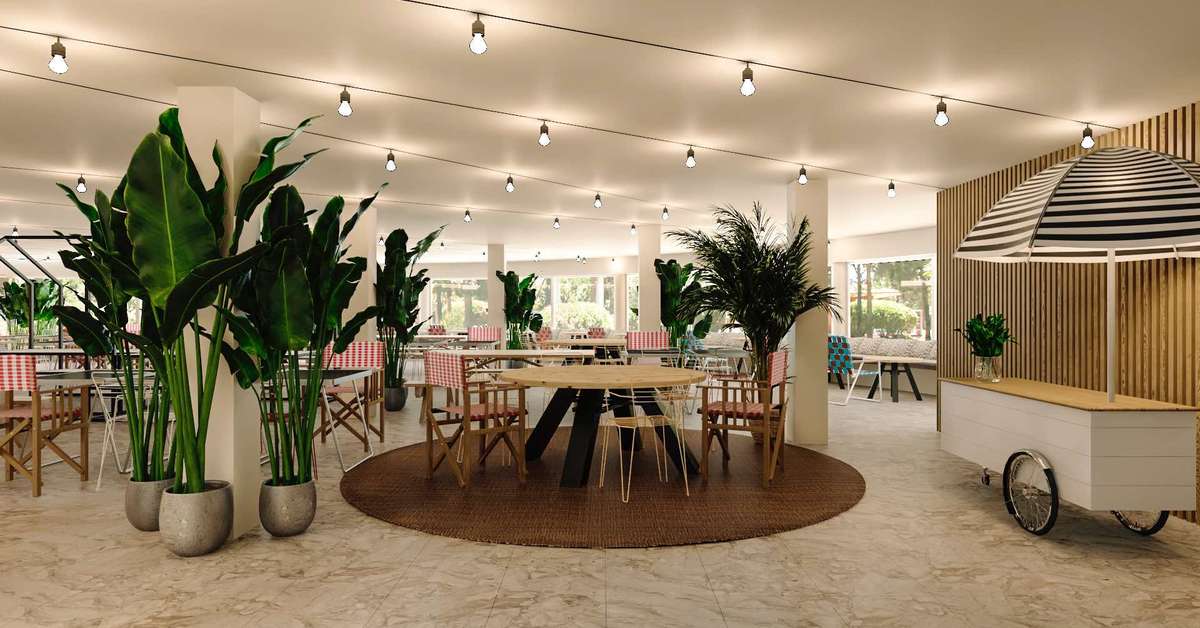 Een foto van het interieur van Tent Playa de Palma