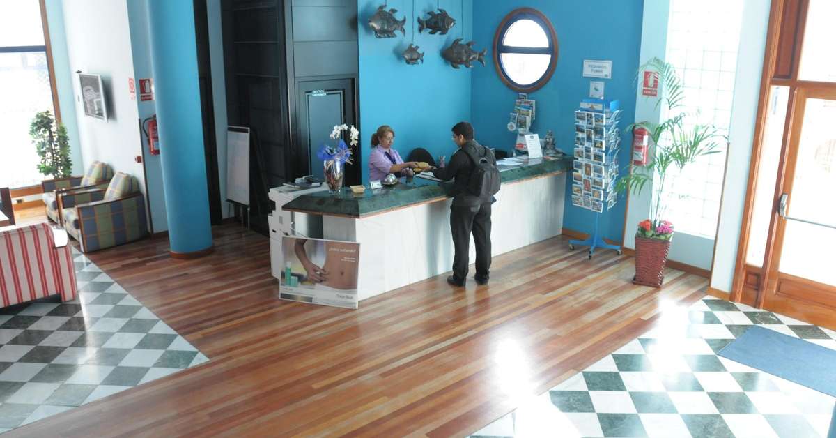 Een foto van het interieur van Hotel Puerto de las Nieves