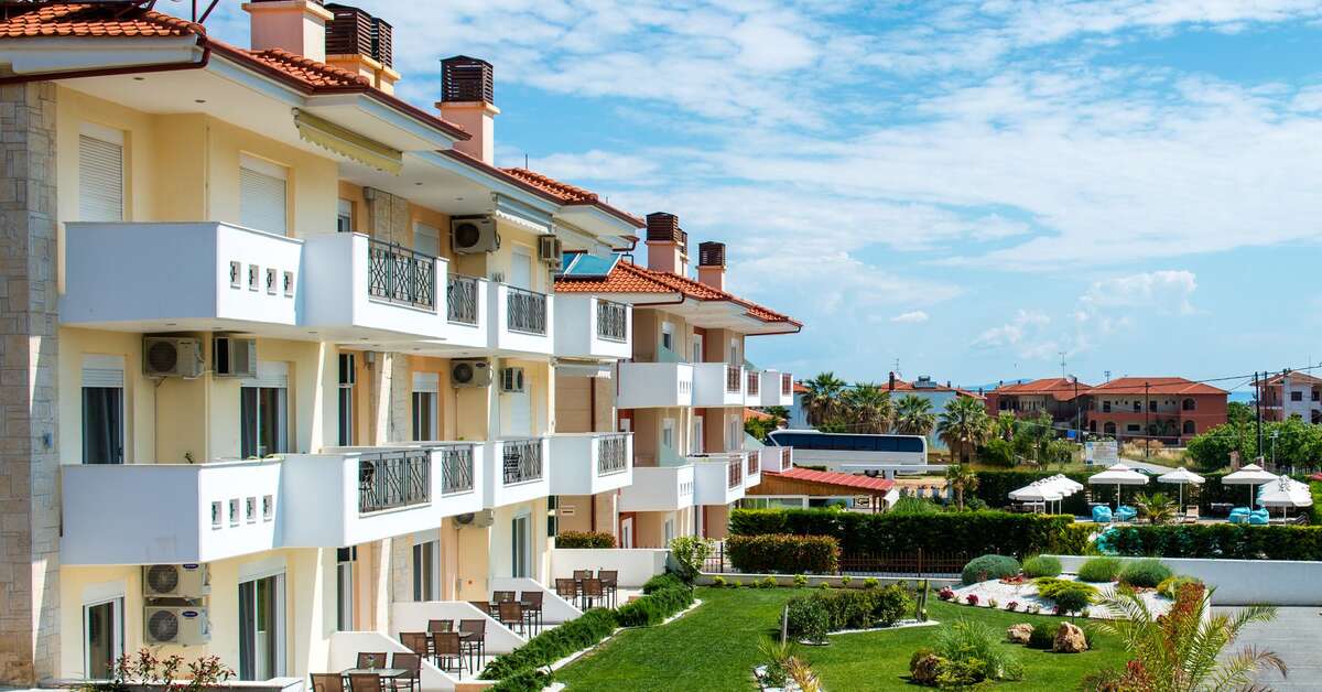 Een foto van de buitenkant van Lagaria Hotel & Appartementen