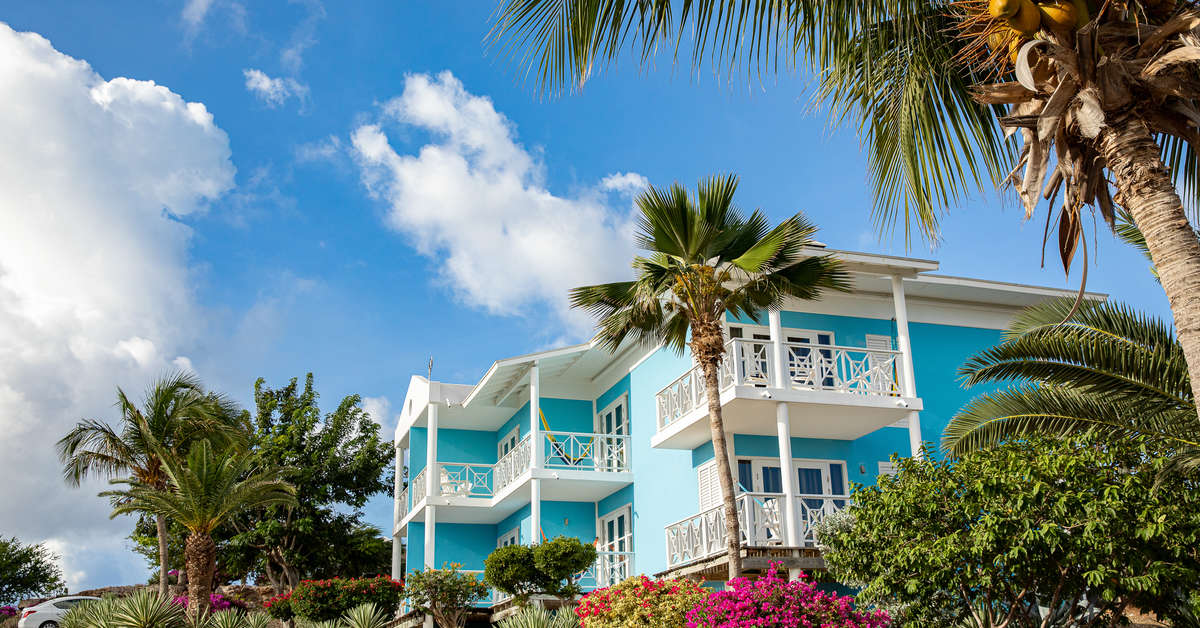 Een foto van de buitenkant van Time to Smile Chogogo Dive & Beach Resort Curacao
