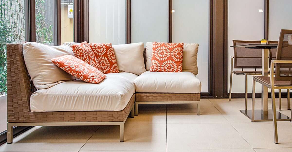 Een foto van het interieur van Hotel Camelia