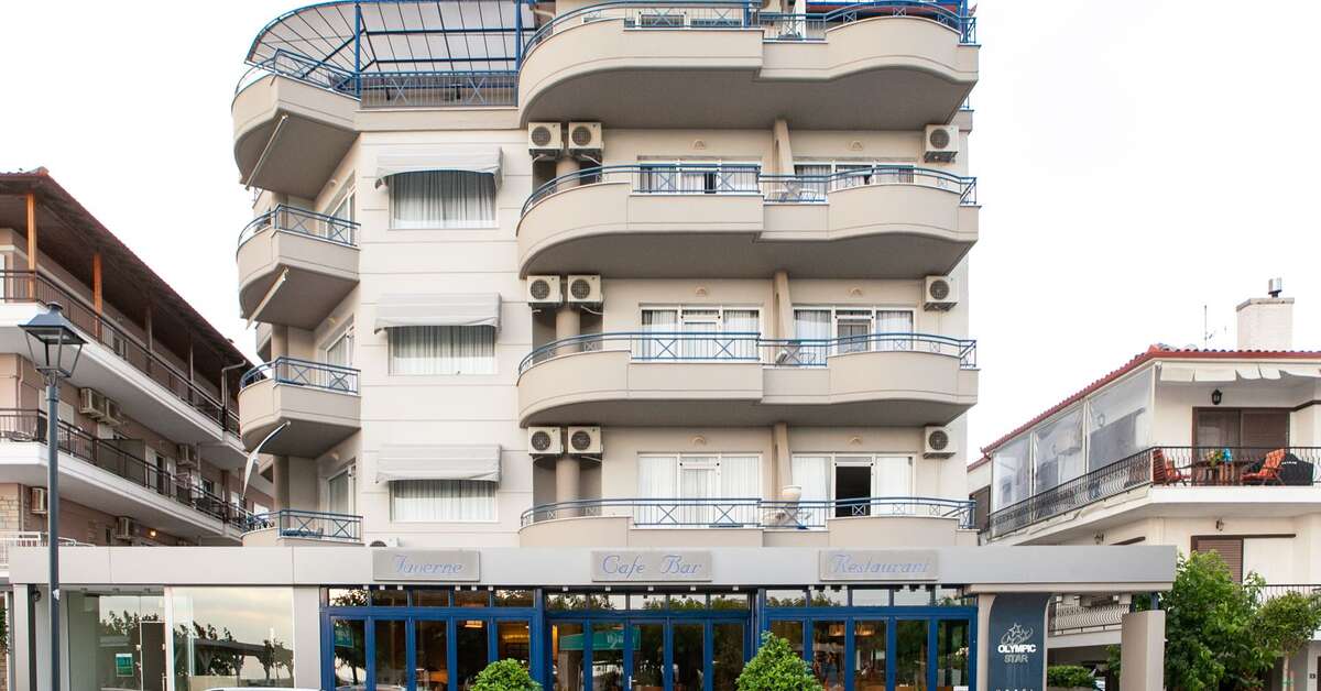 Een foto van de buitenkant van Olympic Star Beach Hotel