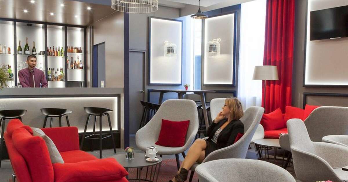 Een foto van de faciliteiten bij Novotel Paris 17