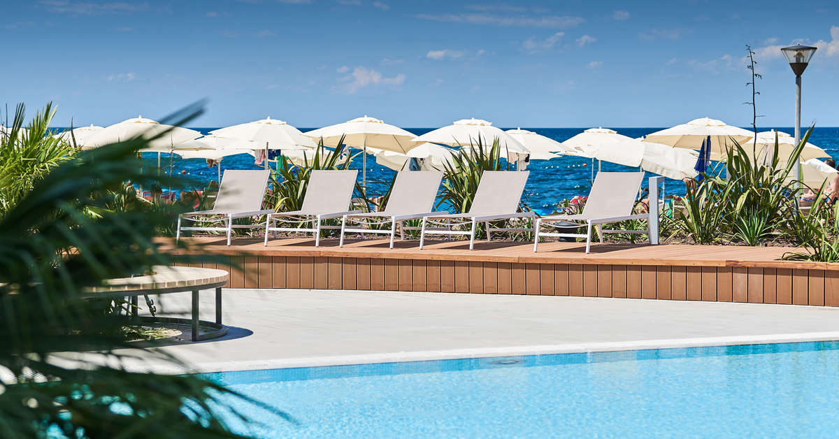 Een foto van een overzicht van Hotel Sipar Plava Laguna