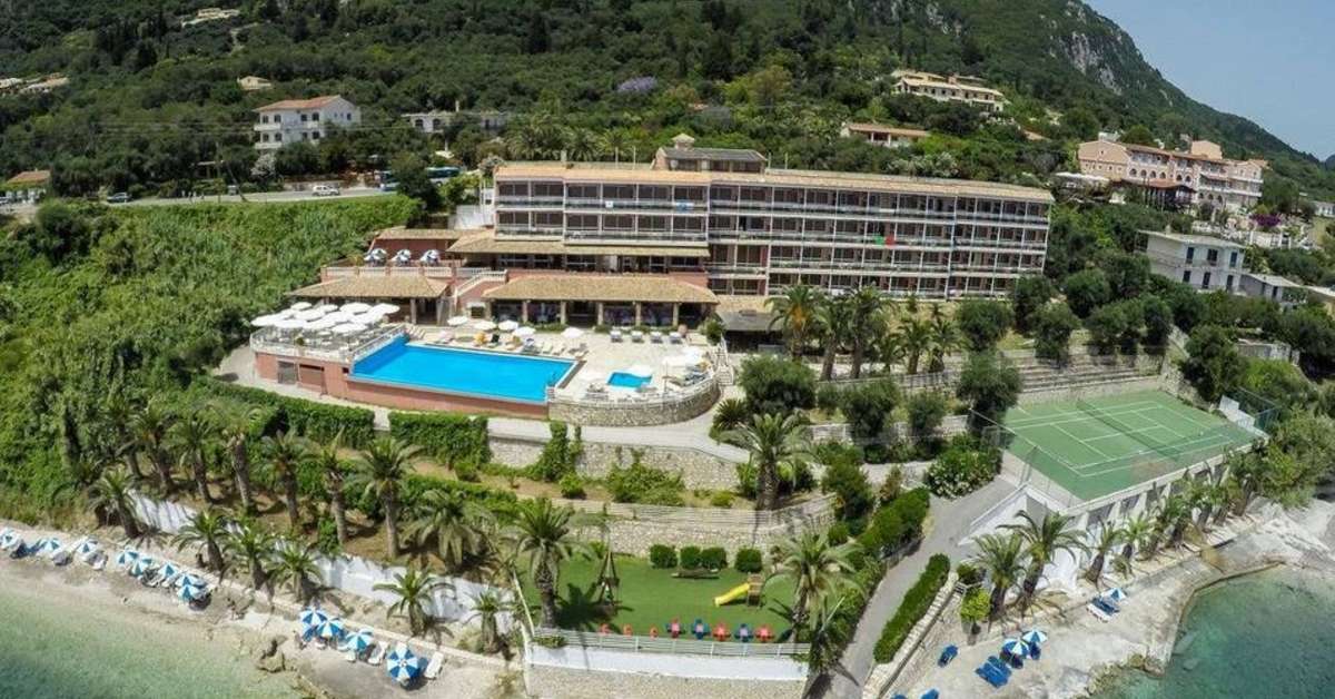 Een foto van de buitenkant van Corfu Maris Bellos
