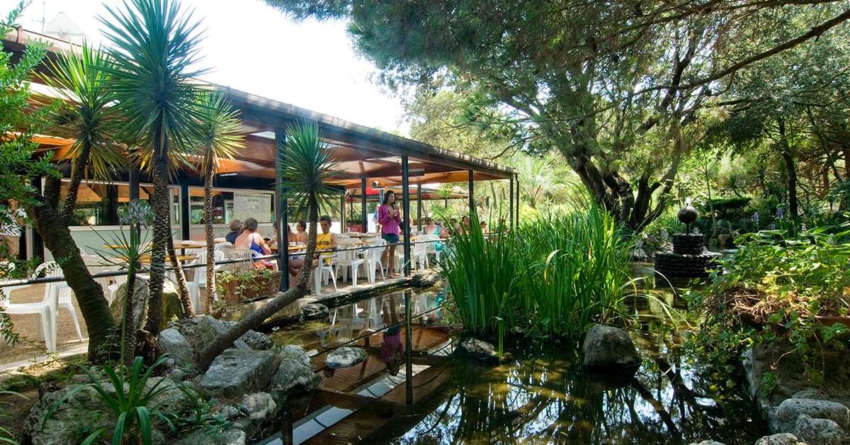 Een foto van het terras bij Camping Villaggio Baia Domizia