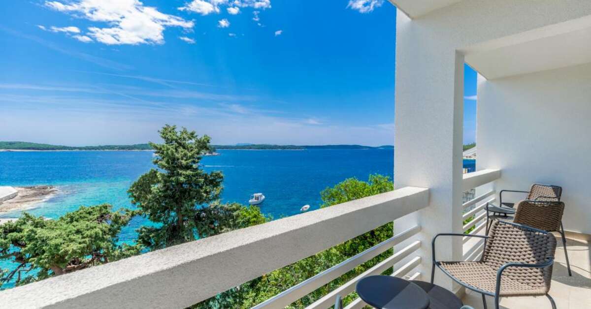Een foto van Beach Bay Hvar Hotel