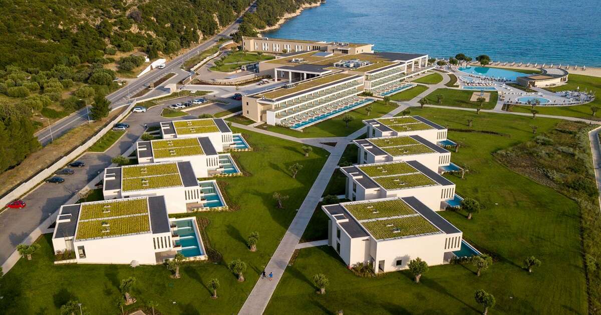 Een foto van de buitenkant van Ammoa Luxury Hotel & Spa Resort