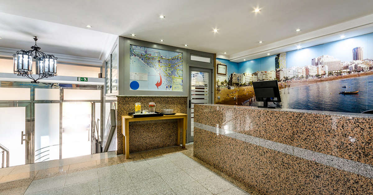 Een foto van het interieur van Hotel Alisios Canteras