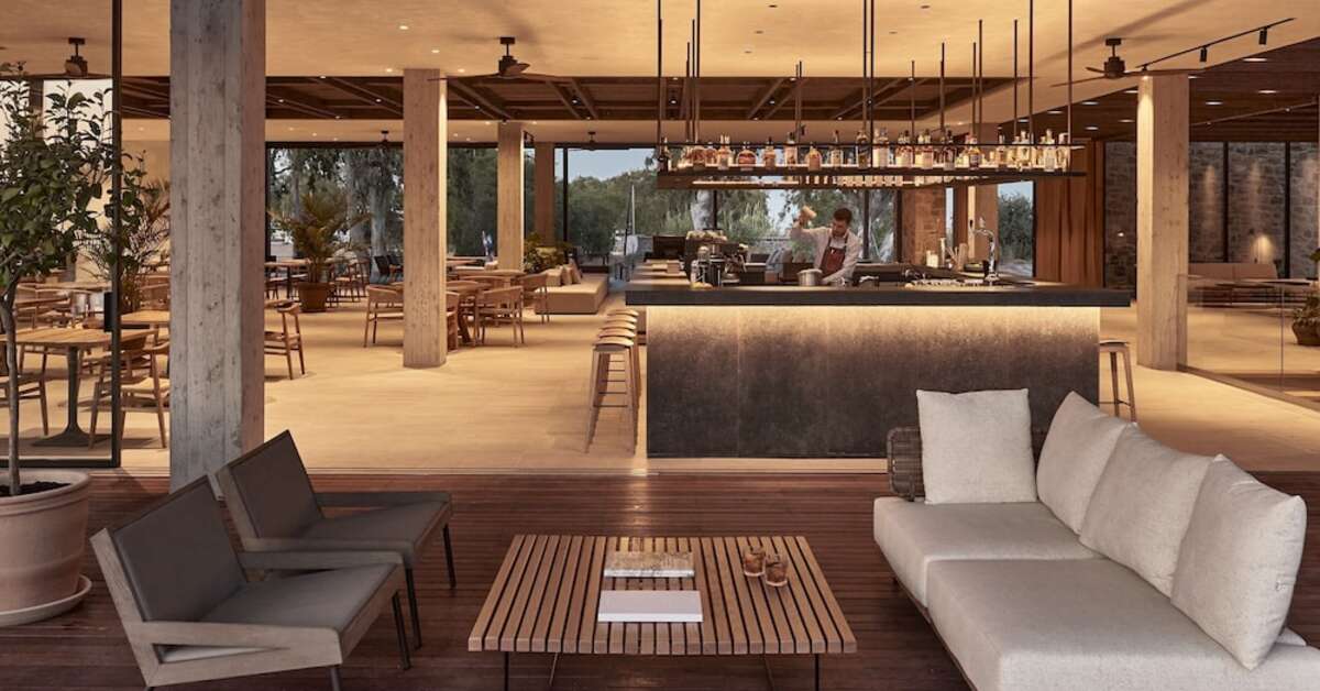 Een foto van de faciliteiten bij Theros All Suite Hotel