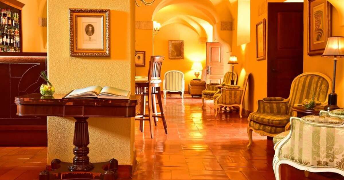 Een foto van het interieur van Pousada Castelo Palmela