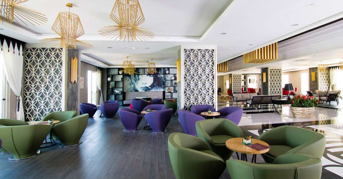 Een foto van het interieur van Port River Hotel & Spa