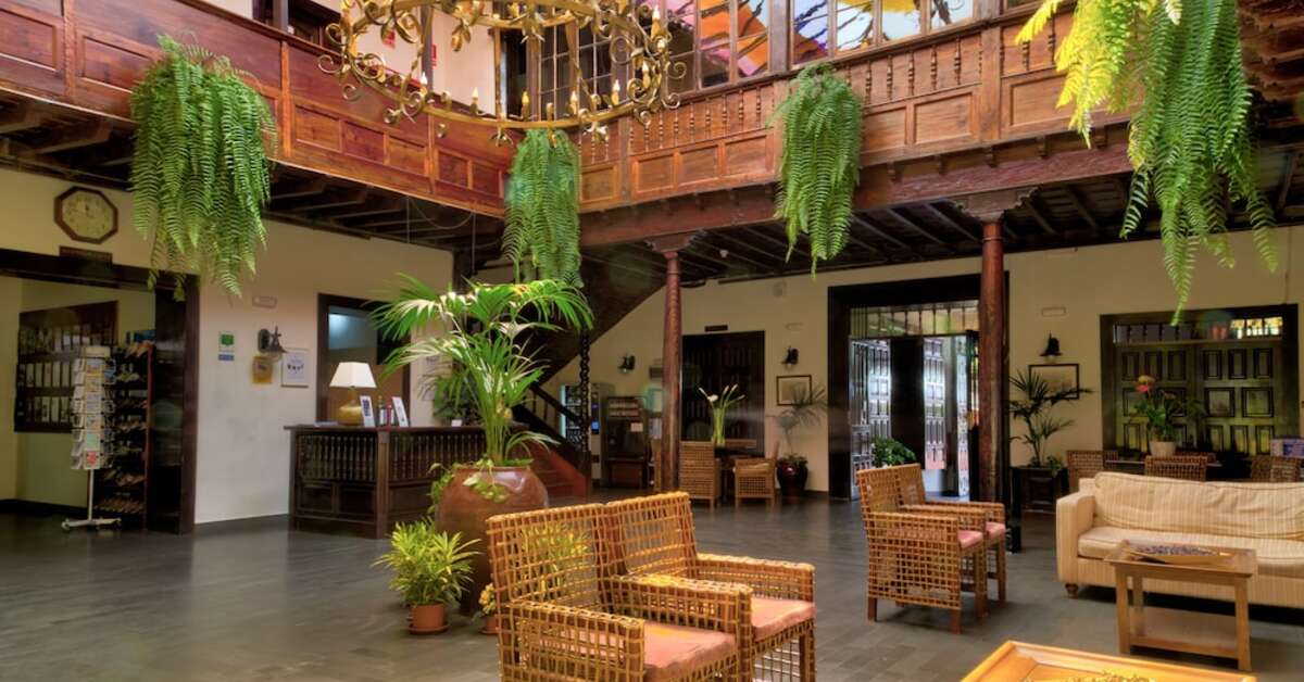 Een foto van het interieur van Hotel Marquesa