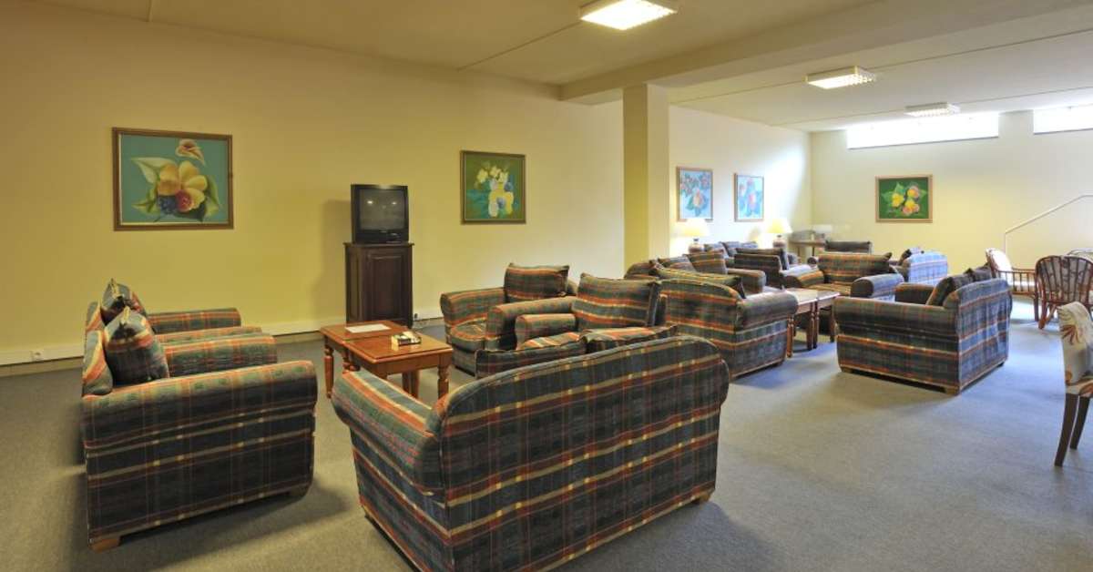 Een foto van het interieur van Pestana Ocean Bay