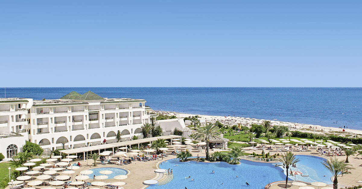 Een foto van het zwembad bij El Mouradi Palm Marina