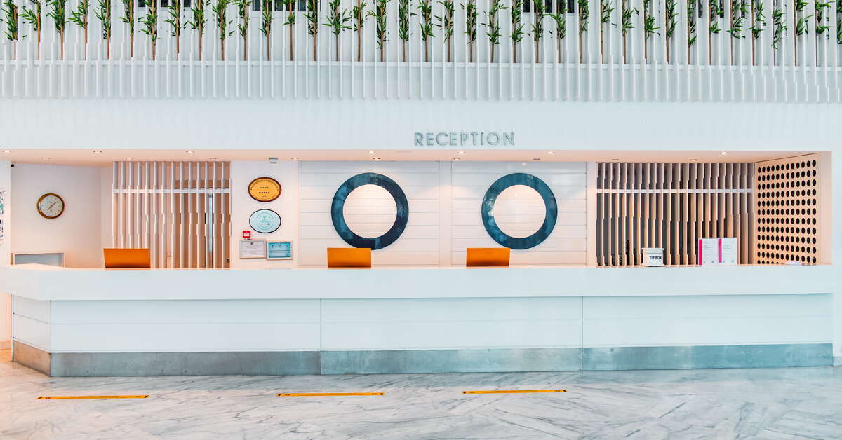 Een foto van het interieur van Hotel Baia Bodrum
