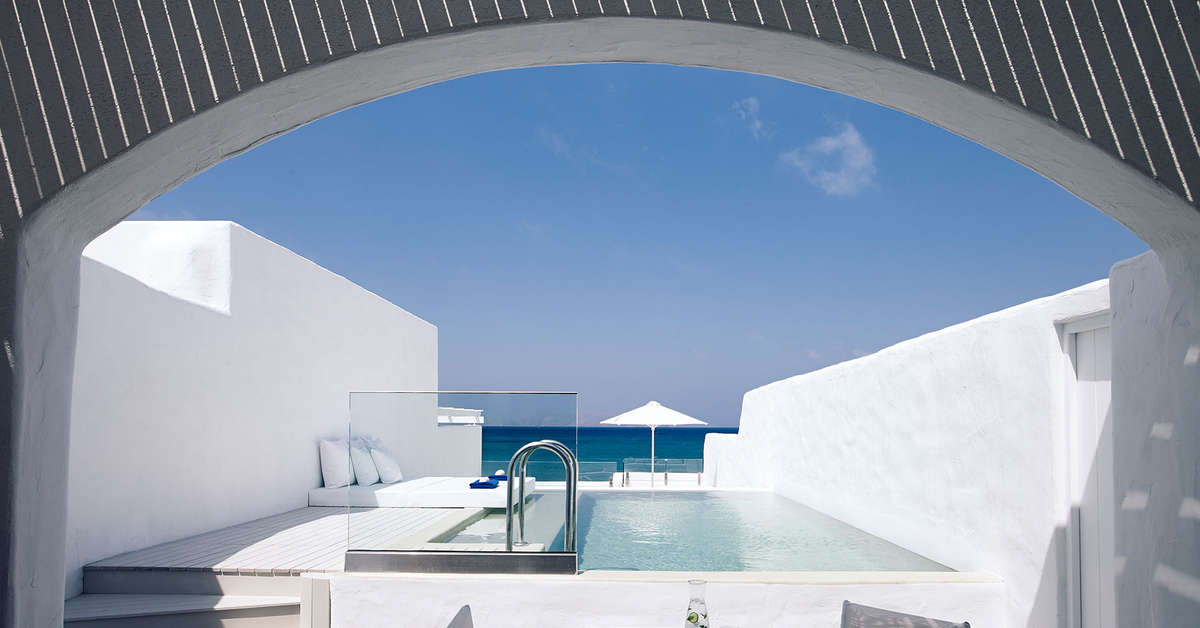 Een foto van Knossos Beach Bungalows & Suites