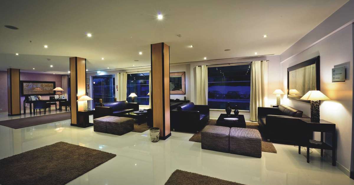 Een foto van het interieur van Vila Gale Collection Praia