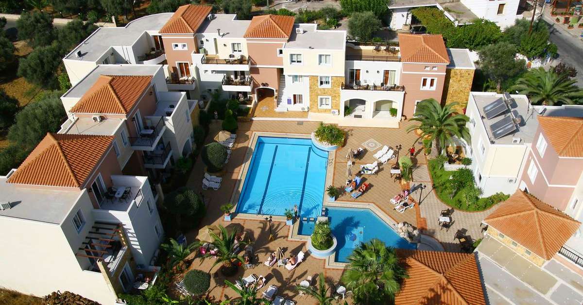 Ein Foto von einer Übersicht des Zeus Village Resort