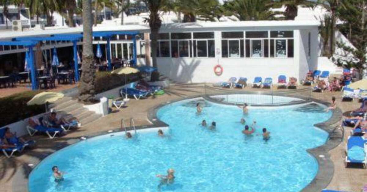 Een foto van het zwembad bij Appartementen Jable Bermudas