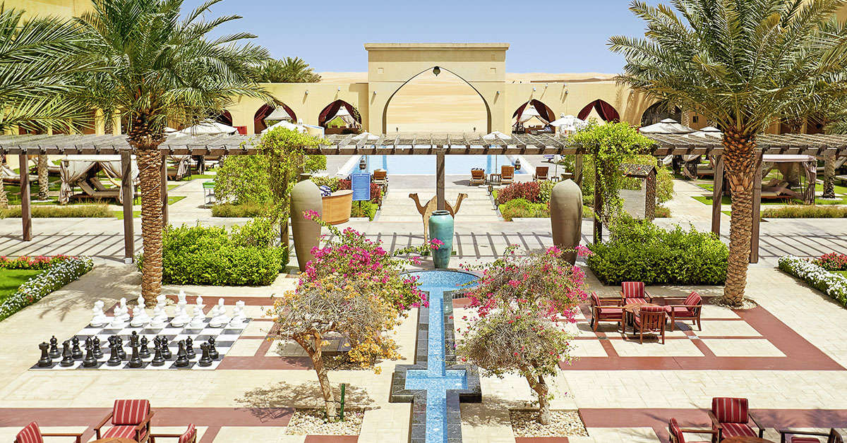 Een foto van de buitenkant van Aldhafra Resort