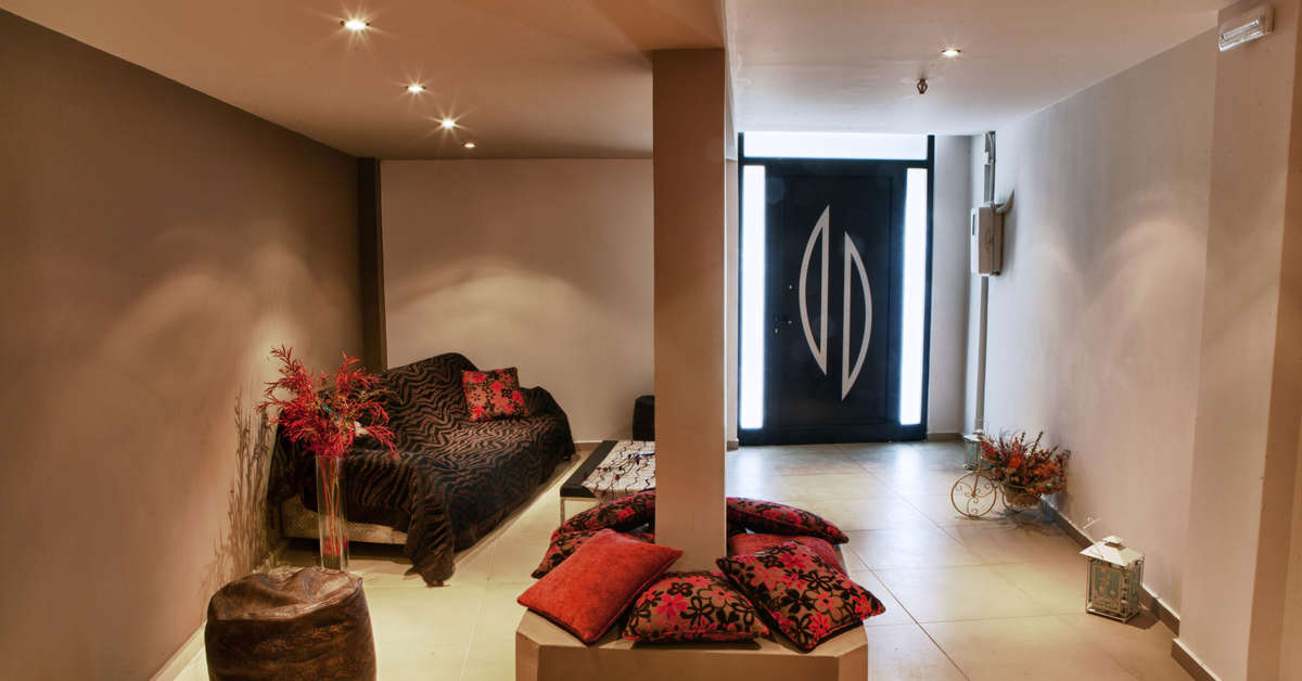 Een foto van het interieur van Stella Paradise Appartementen