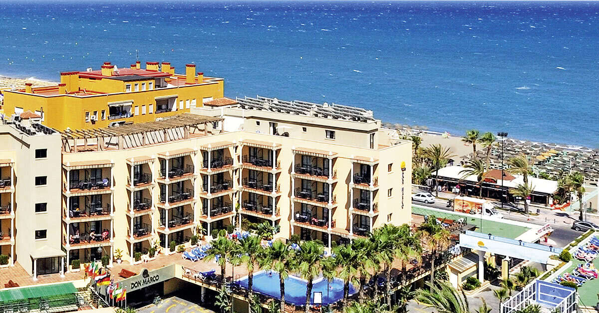 Een foto van de buitenkant van Sol Torremolinos Don Marco