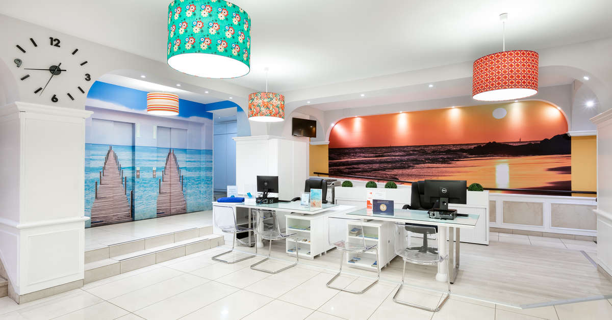 Een foto van het interieur van Aparthotel Dragos Del Sur