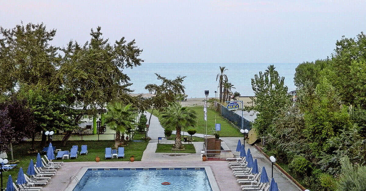 Een foto van het zwembad bij Sun Beach Platamon