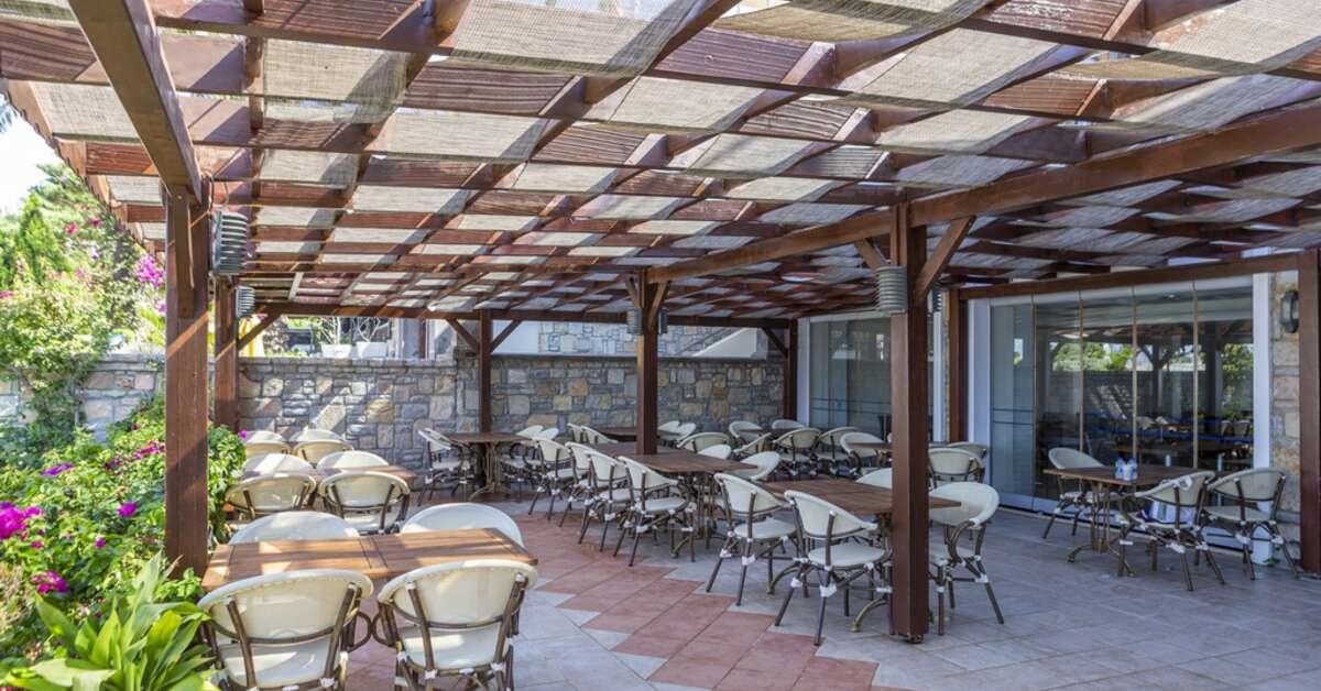 Een foto van het terras bij Diamond of Bodrum