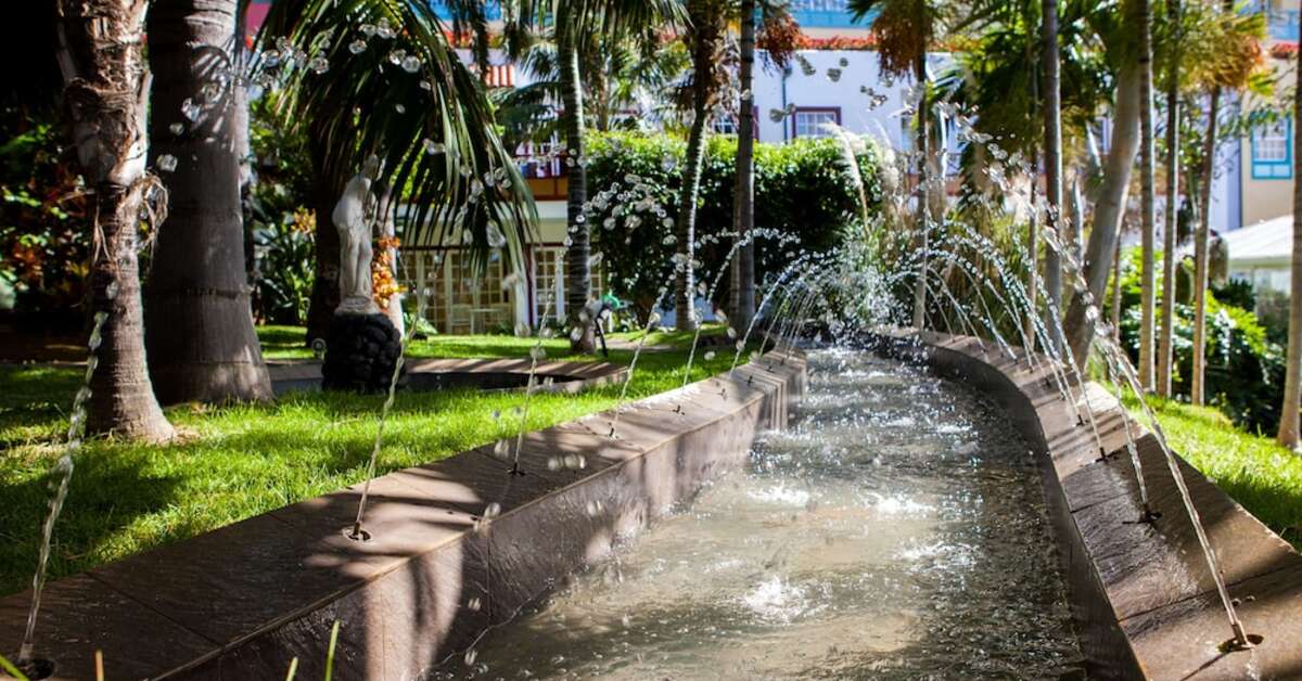 Een foto van het terras bij Hacienda San Jorge