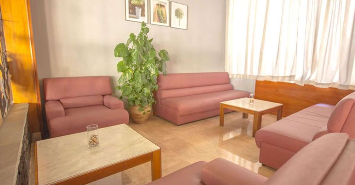 Een foto van het interieur van Hotel Lloret Santa Rosa