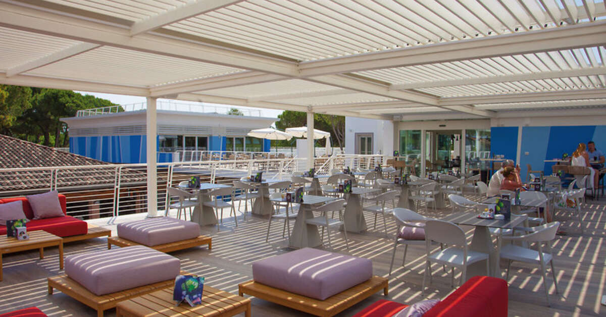 Een foto van het terras bij Camping Village Cavallino