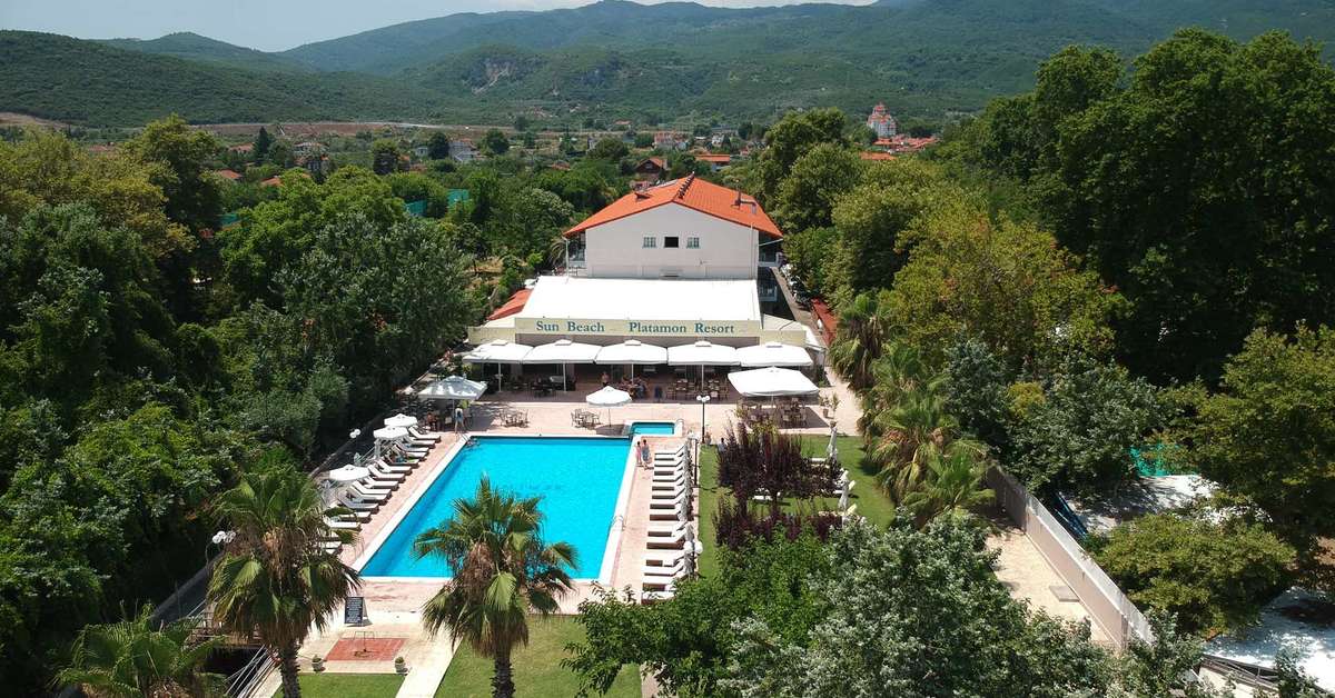 Een foto van het zwembad bij Sun Beach Platamon