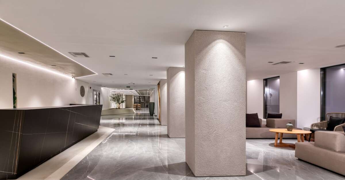 Een foto van het interieur van Las Hotel & Spa