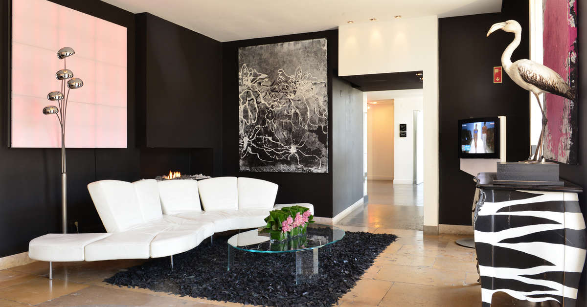 Een foto van het interieur van Farol Design Estalagem Hotel