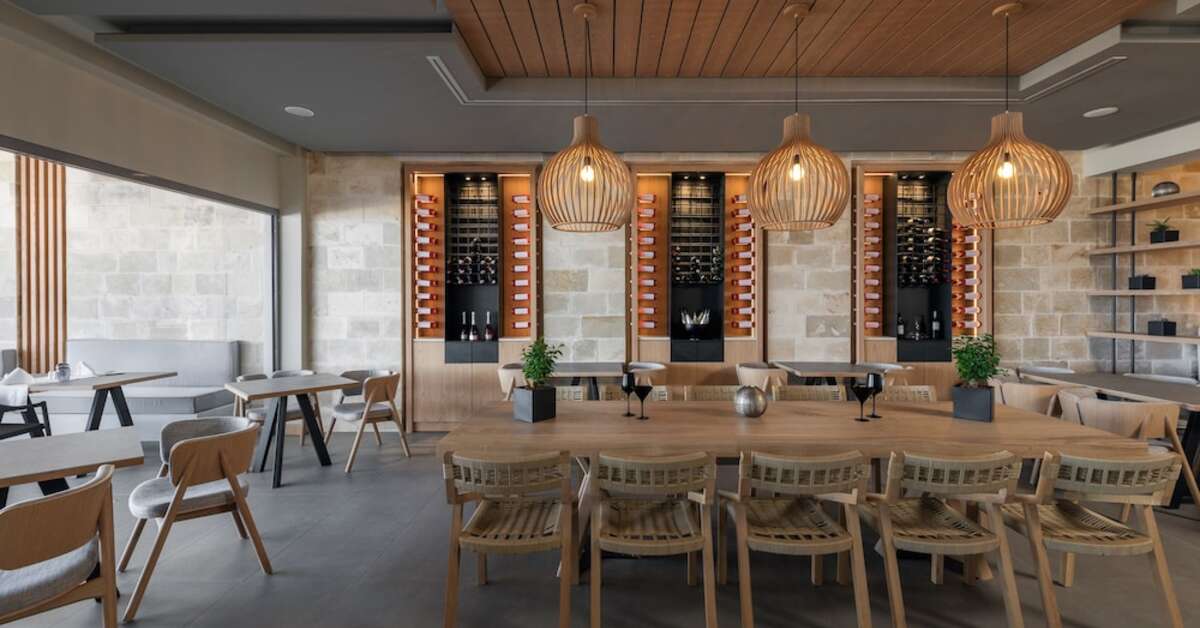 Een foto van de faciliteiten bij Ikonos Seafront Luxury Suites