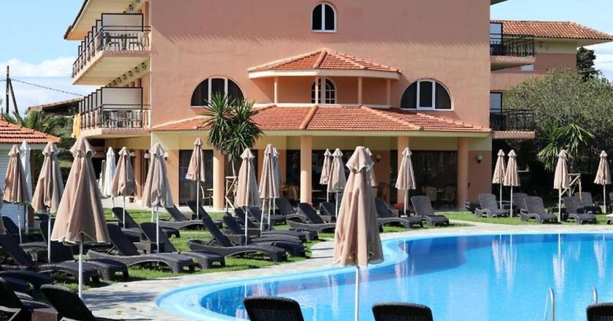 Een foto van het zwembad bij Hotel Pegasus Corfu