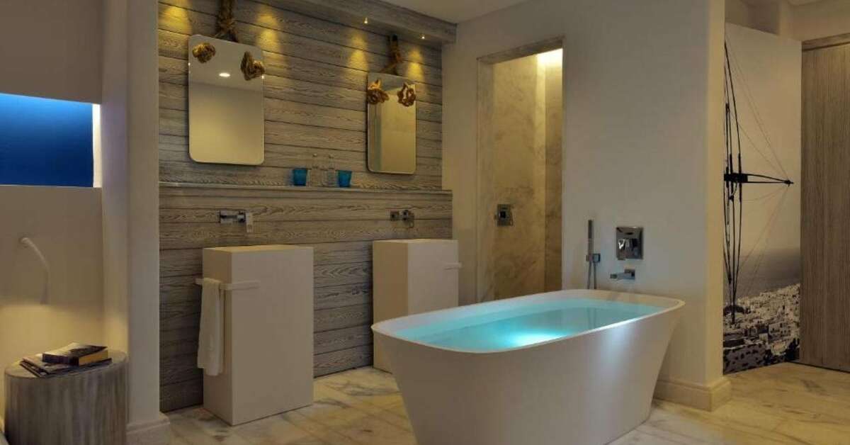 Een foto van de faciliteiten bij Mykonos Riviera Hotel & Spa