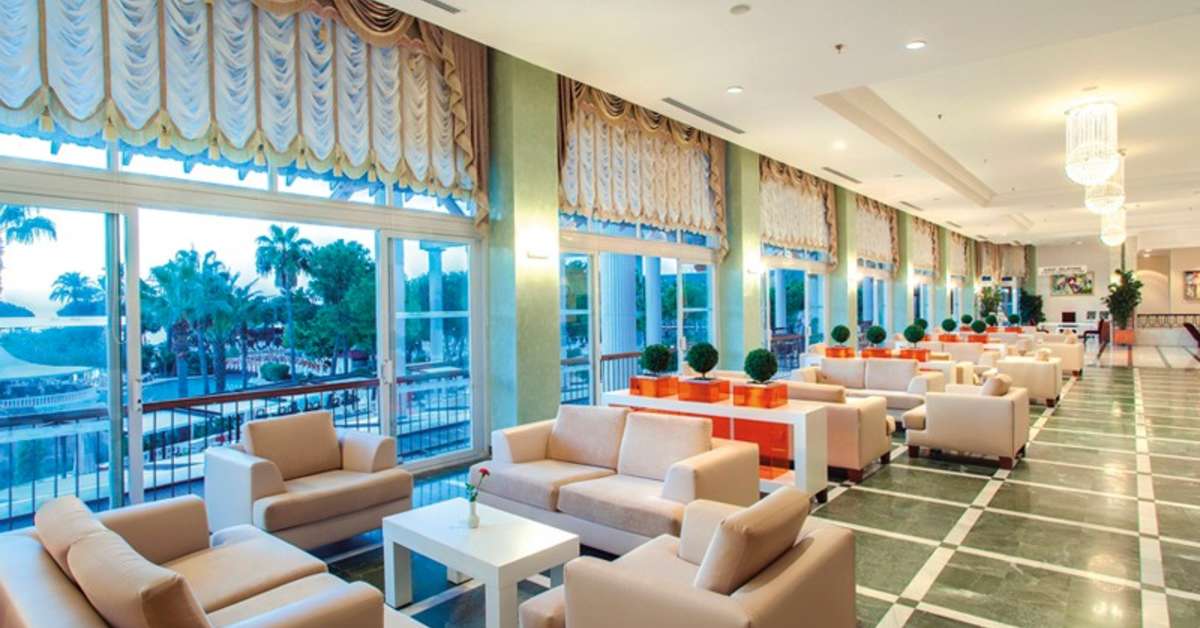 Een foto van het interieur van Dobedan World Palace Kemer