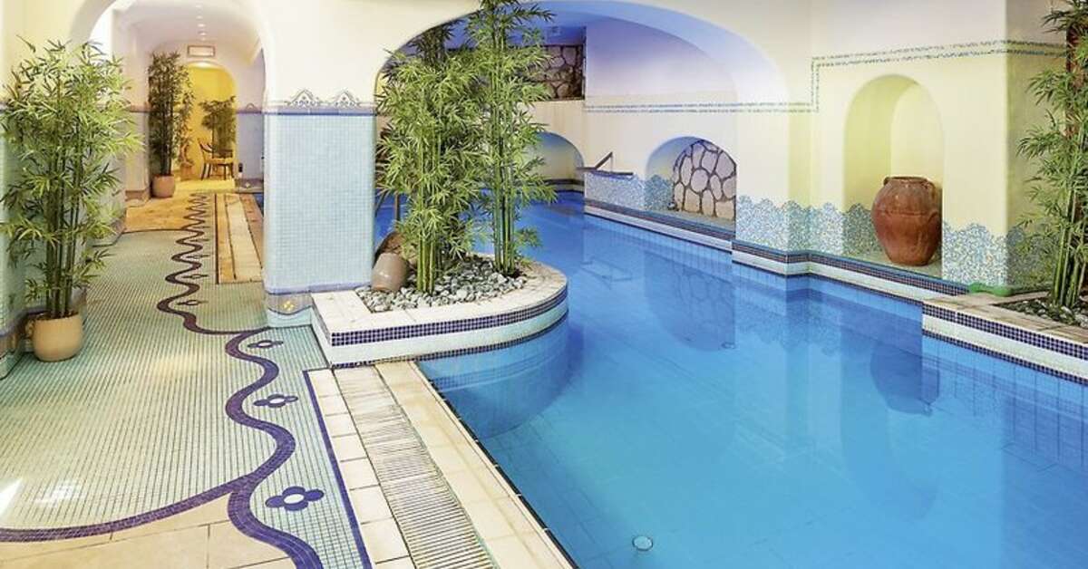 Een foto van het zwembad bij Sorriso Thermae & Resort