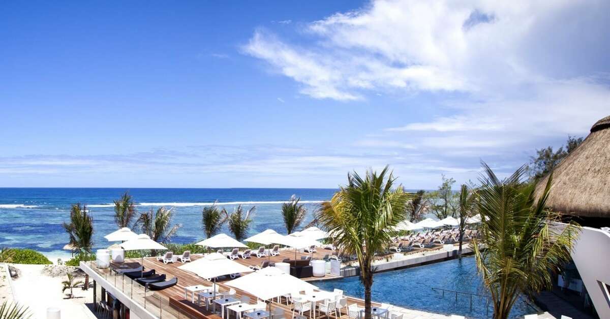 Een foto van het zwembad bij Radisson Blu Poste Lafayette Resort & Spa
