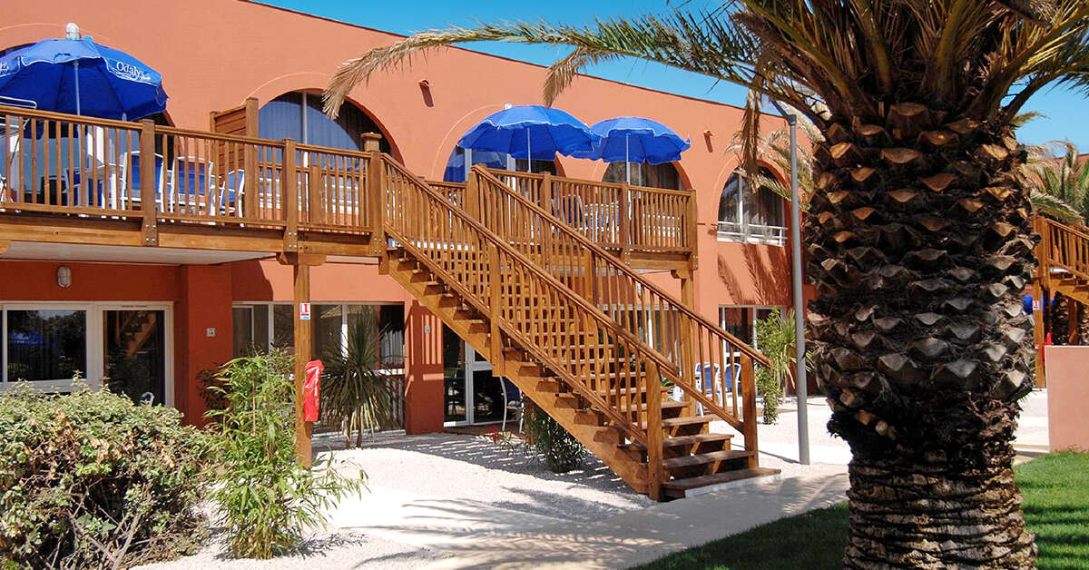 Een foto van de buitenkant van Odalys Residence du Golfe