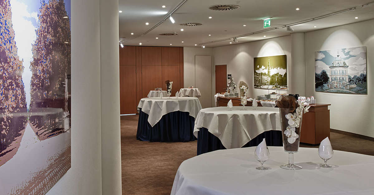 Een foto van het interieur van Wyndham Garden Dresden