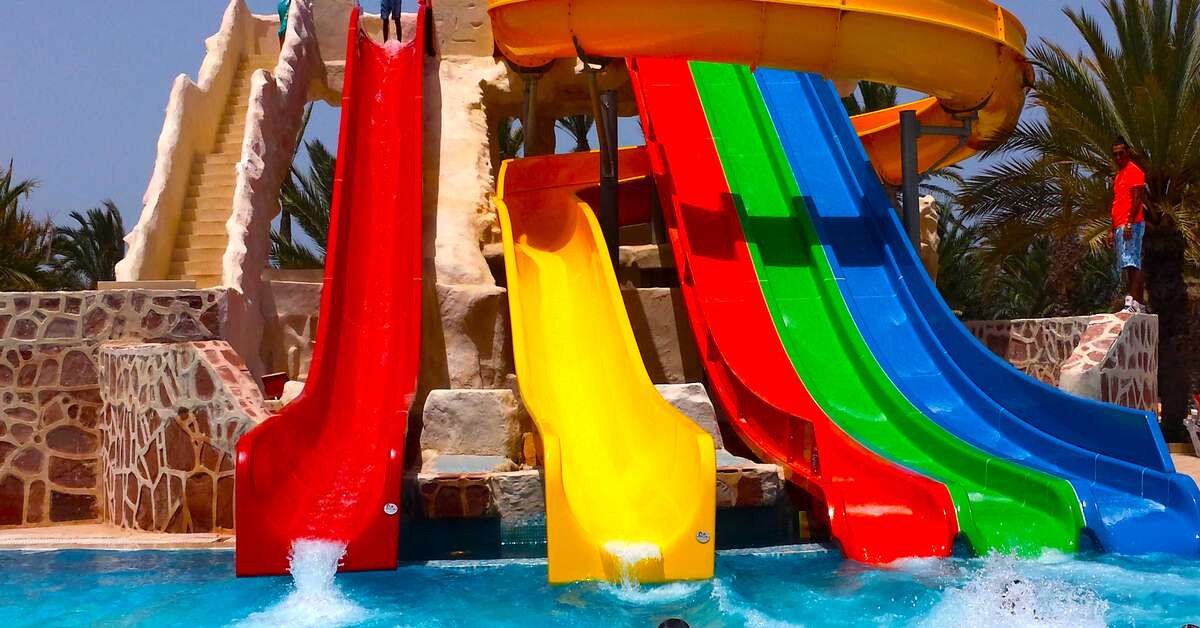 Een foto van het zwembad bij Baya Beach Aqua Park Resort & Thalasso
