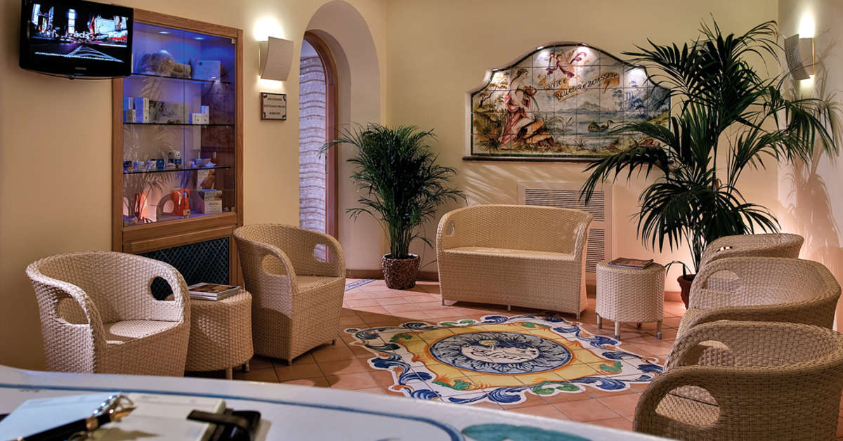 Een foto van het interieur van Sorriso Thermae & Resort