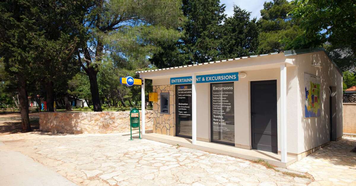 Een foto van de faciliteiten bij Bluesun Camp Paklenica