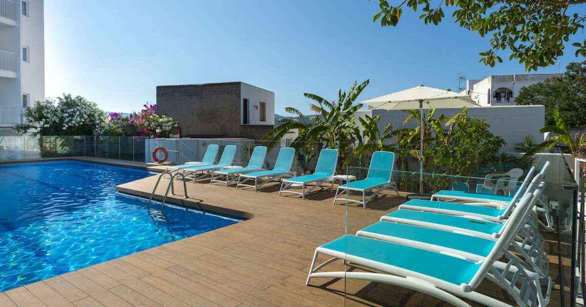 Ein Foto vom Pool im Hotel Vibra Marco Polo II